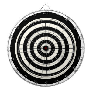 Tabla Dardos Alvo preto & branco