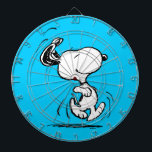 Tabla Dardos Amendoins | Dança Feliz Snoopy<br><div class="desc">Snoopy é o amoroso bicho de estimação de Charlie Brown na tira cômica Peanuts de Charles M. Schulz. Veja este design de amendoins bonitinho com este cão amável.</div>