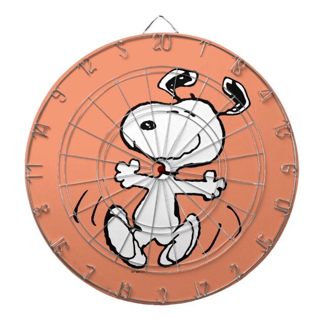 Tabla Dardos Amendoins | Uma dança feliz snoopy (Frente)