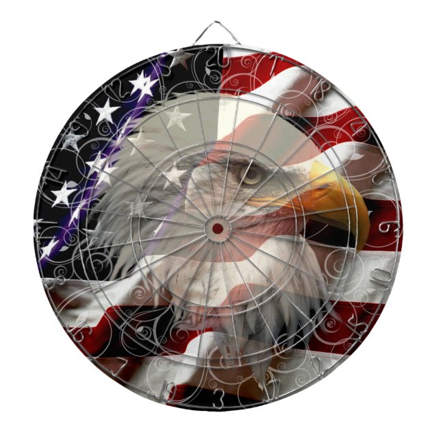 Tabla Dardos American Eagle Flag Dart Board (Frente)