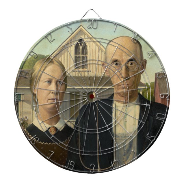 Tabla Dardos American Gothic Dart Board (Frente)