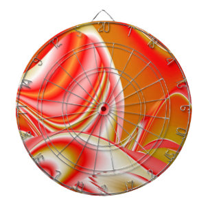Tabla Dardos Amor e Abstrato 3D Rainbowart Dourado