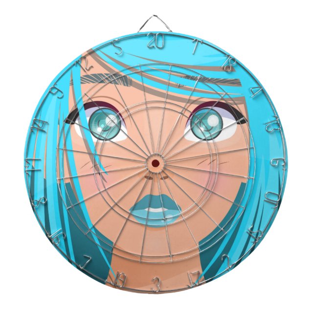 TABLA DARDOS ANIME CARTOON GIRL (Frente)