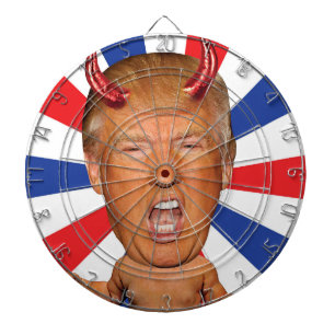Tabla Dardos Anti Presidente Donald Trump Diabo Bebê Homem