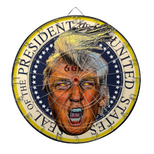 Tabla Dardos Anti Presidente Trump Boca Grande Diabo