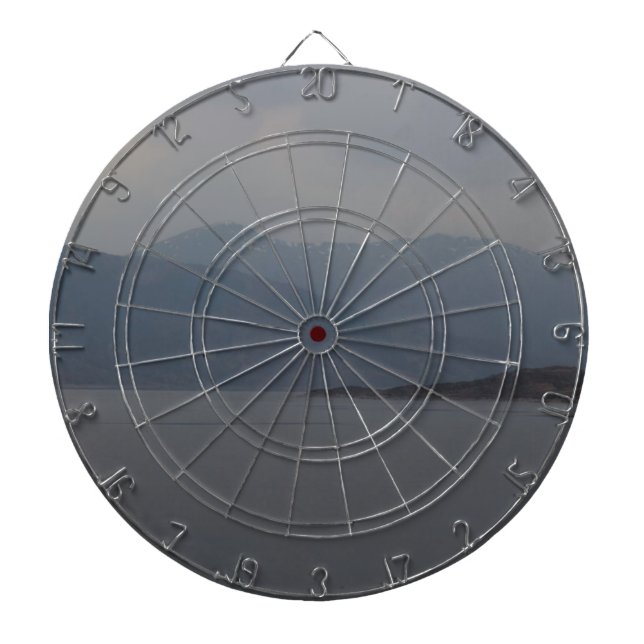 Tabla Dardos Ar livre áspero e águas de um Loch (Frente)