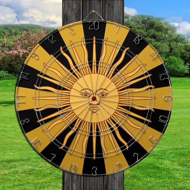 Tabla Dardos Argentina Sun Dartboard & Flag dardos / conselho d (Criador carregado)