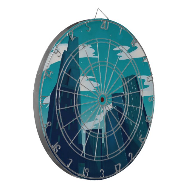 Tabla Dardos Arranha-céu de Chicago (Frente Esquerda)