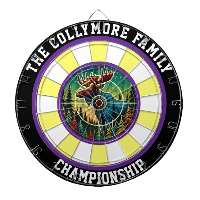 Tabla Dardos Arte-Alvo de Mata Circular (Frente)