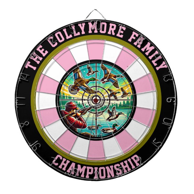 Tabla Dardos Arte-Alvo De Pato Inspirada No Exterior (Frente)