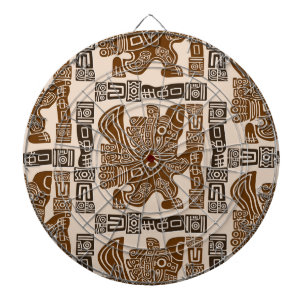 Tabla Dardos Arte Antiga Tribal do Guerreiro de Águia Asteca