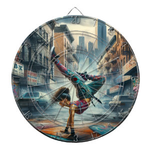 Tabla Dardos Arte Urbana de Dança de Rua de Nova York Design