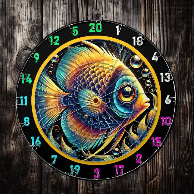 Tabla Dardos Artística Betta Bliss Dartboard Design (Criador carregado)