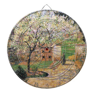 Tabla Dardos Árvore de ameixa de flores, Eragny Camille Pissarr