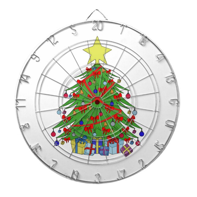 Tabla Dardos árvore de Natal (Frente)