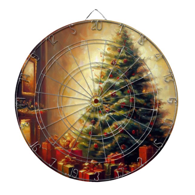 Tabla Dardos Árvores de Natal (1) (Frente)