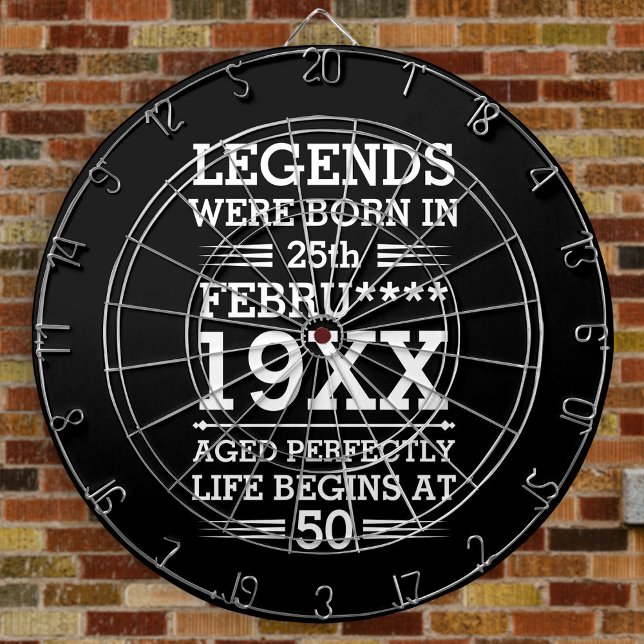 Tabla Dardos As Legendas Personalizadas Eram Nasceres no Mês do (Criador carregado)