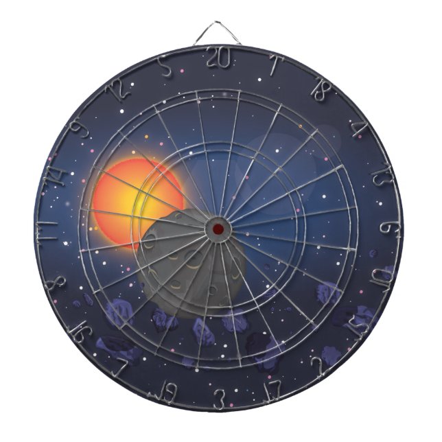 Tabla Dardos Asteroides (Frente)