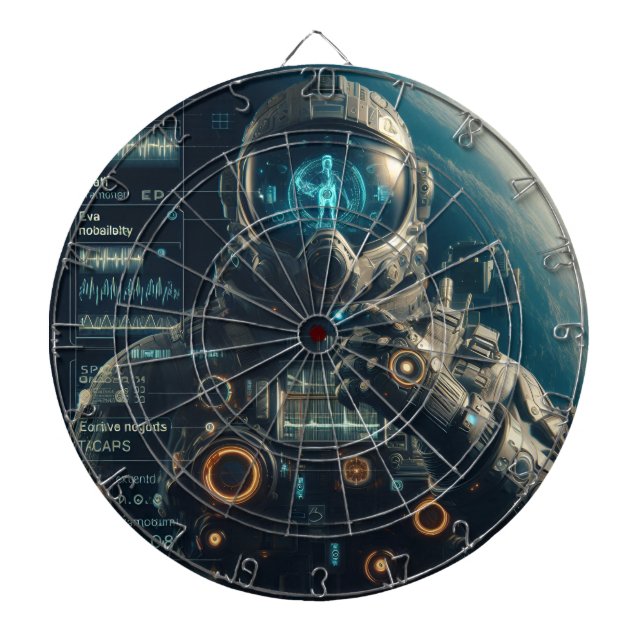 Tabla Dardos Astronauta Dartboard (Frente)