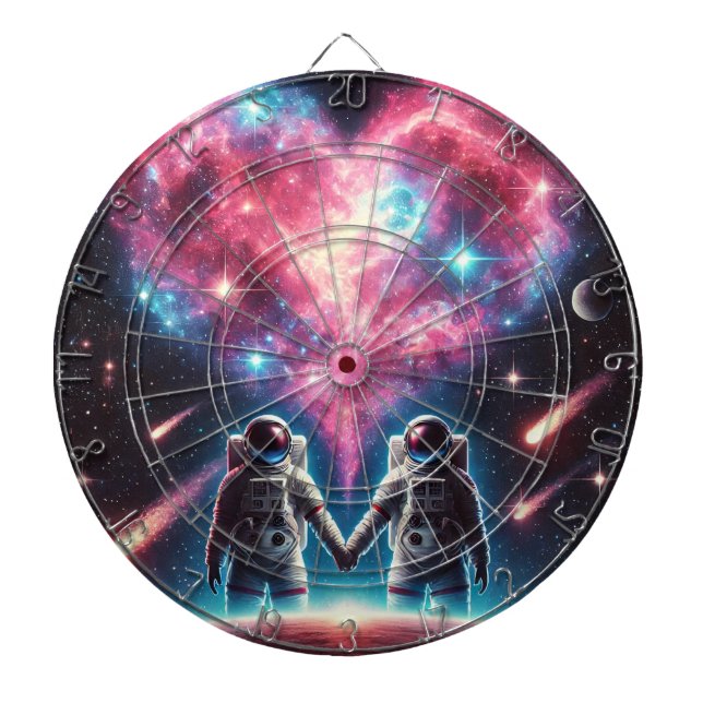 Tabla Dardos Astronauta Galaxy Dartboard (Frente)