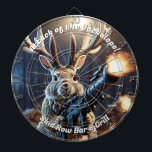 Tabla Dardos Ataque do Jackalope Engraçado<br><div class="desc">Quer você seja um profissional ou apenas jogando por diversão, este conselho hilário de jaqualope dart traz personalidade aos seus arremessos - cuidado! Mantenha a imagem atual de um conselho de dardo de um ataque de um jaqueta, ou substitua-a pela sua. Faz um presente de excelente. Perfeito para uma caverna...</div>