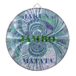 Tabla Dardos Aurora Matata Art Impressão