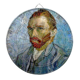 Tabla Dardos autorretrato de Van Gogh