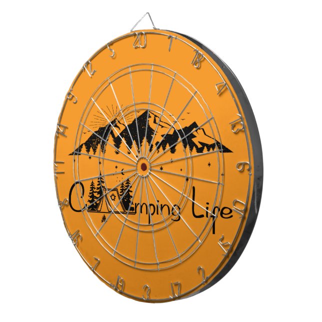 Tabla Dardos Aventuras ao Ar Livre-Camping-Alvo de Dardos (Frente Direita)
