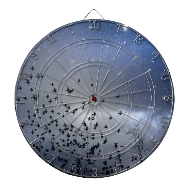 Tabla Dardos Aves Celestiais E Estrelas (Frente)