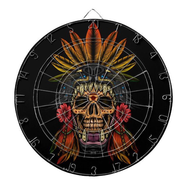 Tabla Dardos Aztec Warrior (Frente)