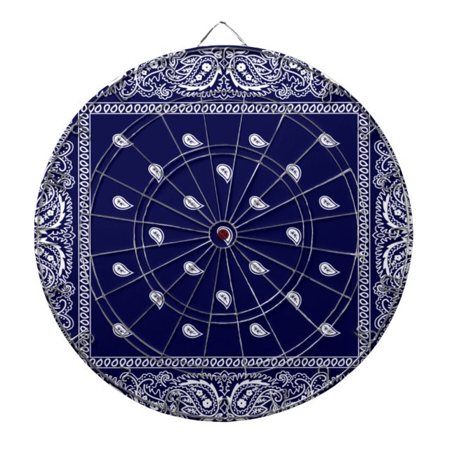 Tabla Dardos Azul verdadeiro Bandana (Frente)