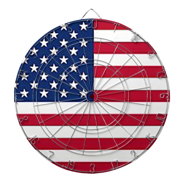Tabla Dardos bandeira americana (Frente)