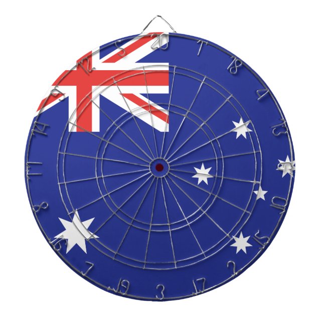 Tabla Dardos Bandeira da Austrália (Frente)