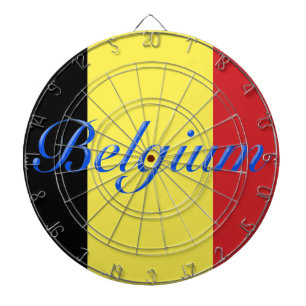 Tabla Dardos Bandeira da Bélgica