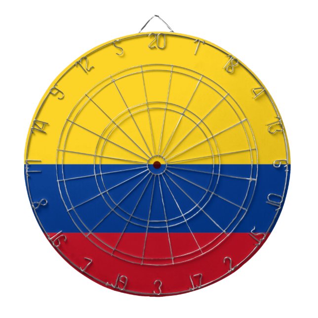 Tabla Dardos Bandeira da Colômbia (Frente)