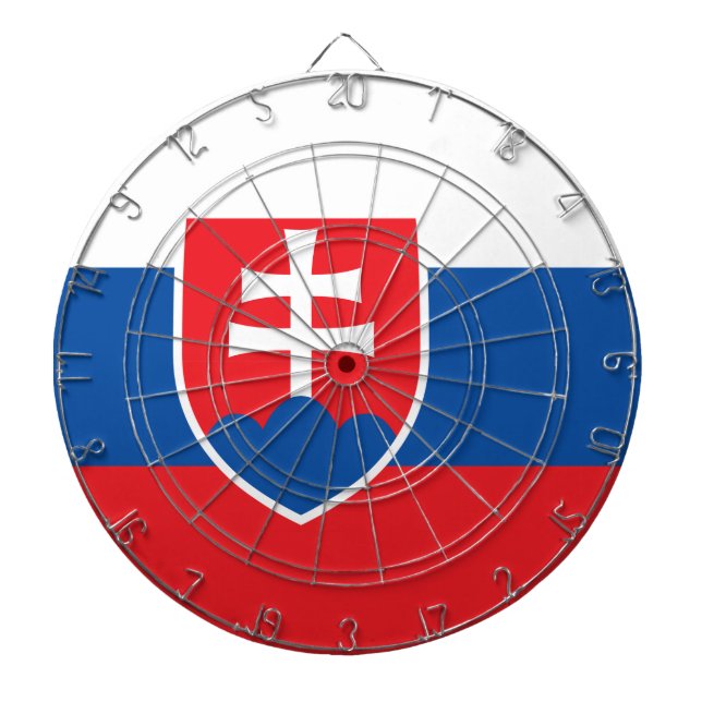 Tabla Dardos Bandeira da Eslováquia (Frente)