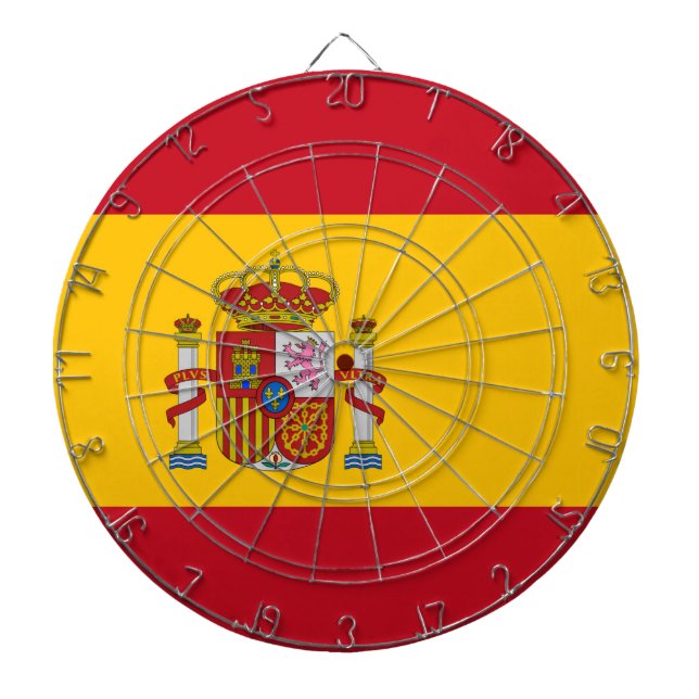 Tabla Dardos Bandeira da Espanha (Frente)