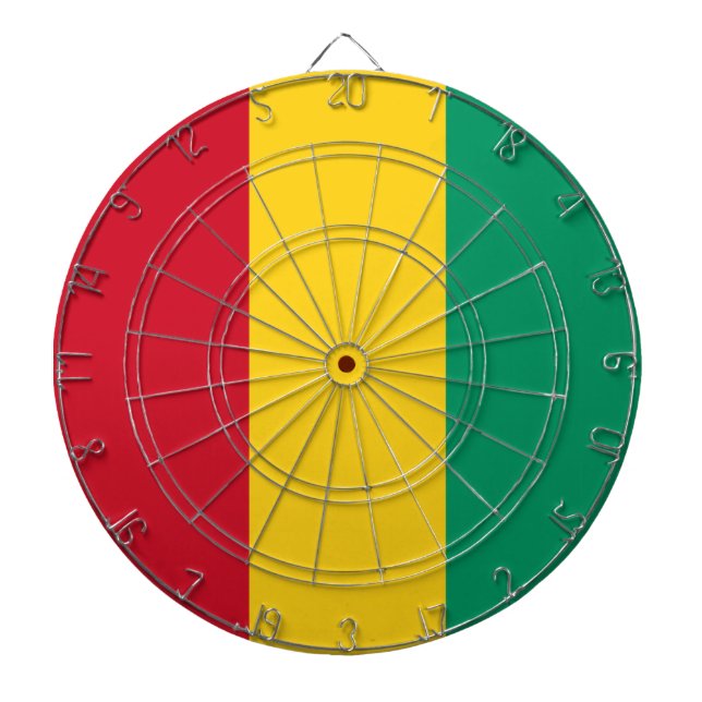 Tabla Dardos Bandeira da Guiné (país africano) (Frente)