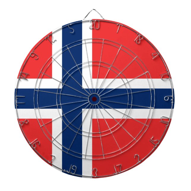 Tabla Dardos Bandeira da Noruega (Frente)