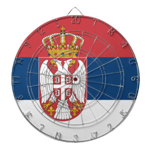 Tabla Dardos Bandeira da Sérvia