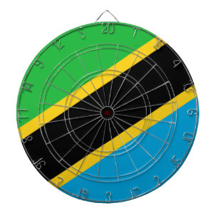 Tabla Dardos Bandeira da Tanzânia