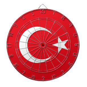 Tabla Dardos Bandeira da Turquia