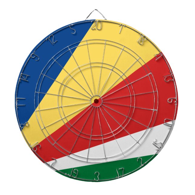 Tabla Dardos Bandeira das Seychelles (Frente)
