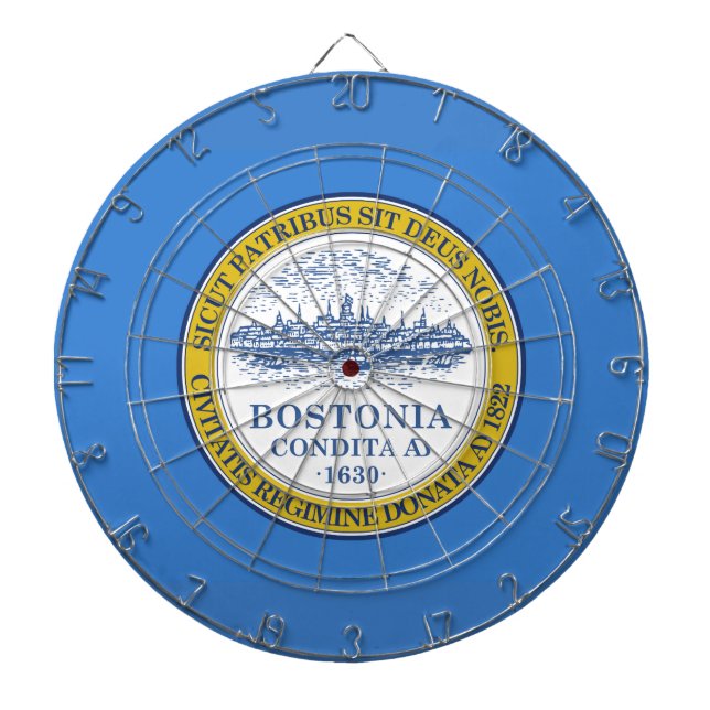 Tabla Dardos Bandeira de Boston, Massachusetts Dartboard With D (Frente)