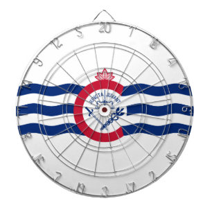 Tabla Dardos Bandeira de Cincinnati (Ohio)
