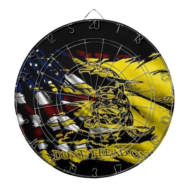 Tabla Dardos Bandeira de Gadsden - liberdade ou morte (Frente)