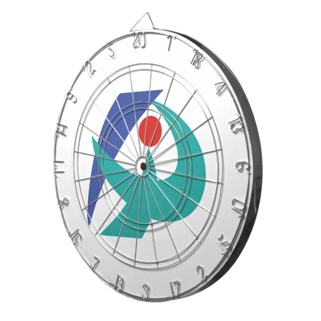 Tabla Dardos Bandeira de Iga, Mie, Japão (Frente Direita)