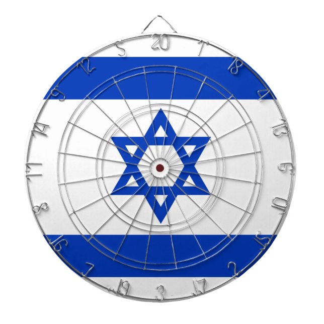 Tabla Dardos bandeira de Israel (Frente)