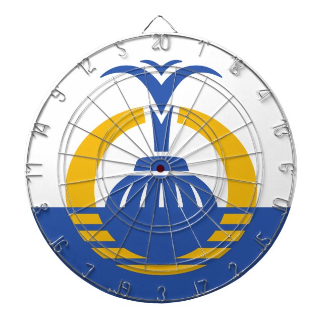 Tabla Dardos Bandeira de Orlando, Flórida. (Frente)