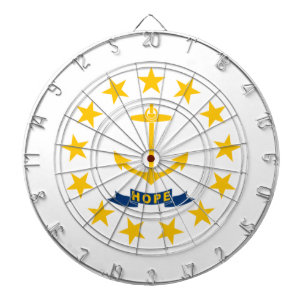 Tabla Dardos Bandeira de Rhode Island (Estado dos EUA)